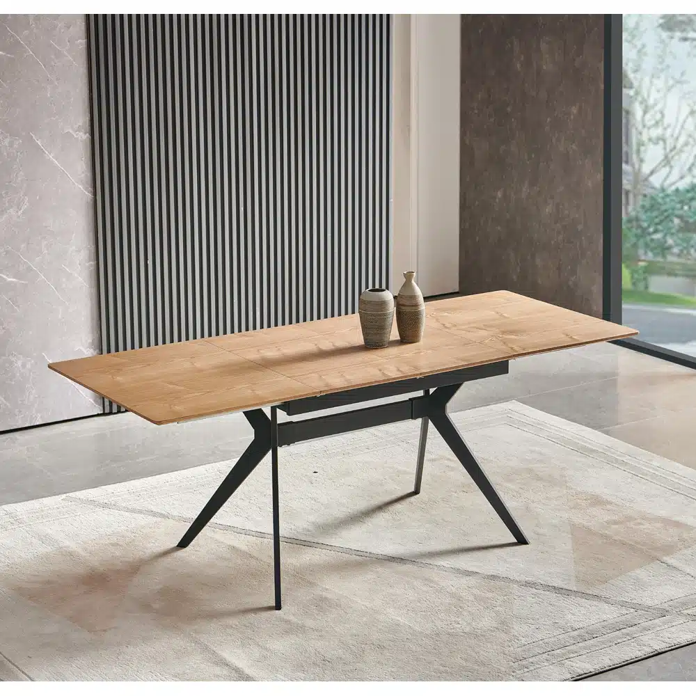 שולחן אוכל נפתח 1.2-2.0 מ' דגם סנטוריני מבית HOME DECOR שולחן אוכל נפתח 1.2-2.0 מ' דגם סנטוריני מבית HOME DECOR