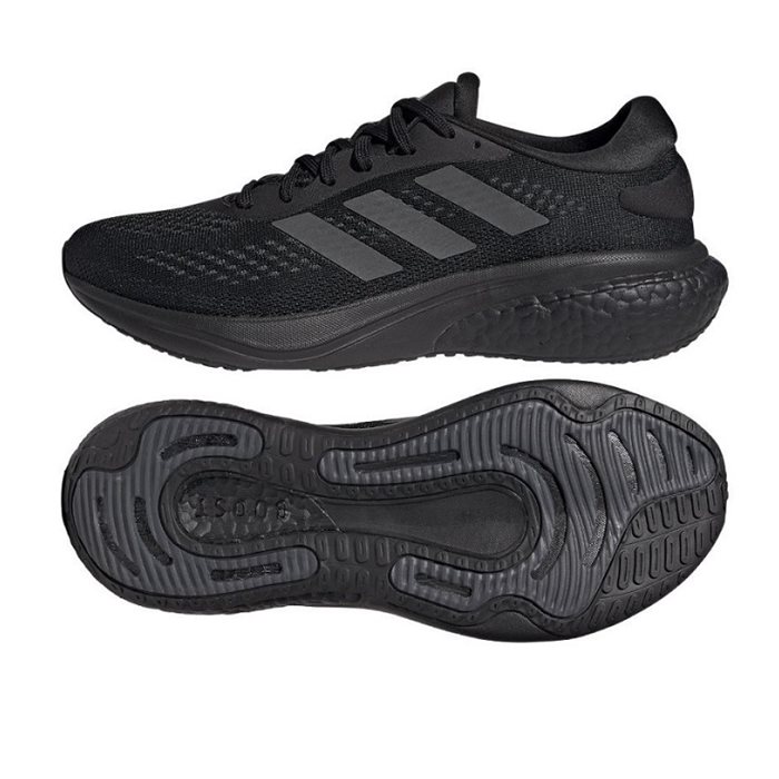 נעלי ריצה לגברים בצבע שחור דגם Ultrabounce מבית ADIDAS