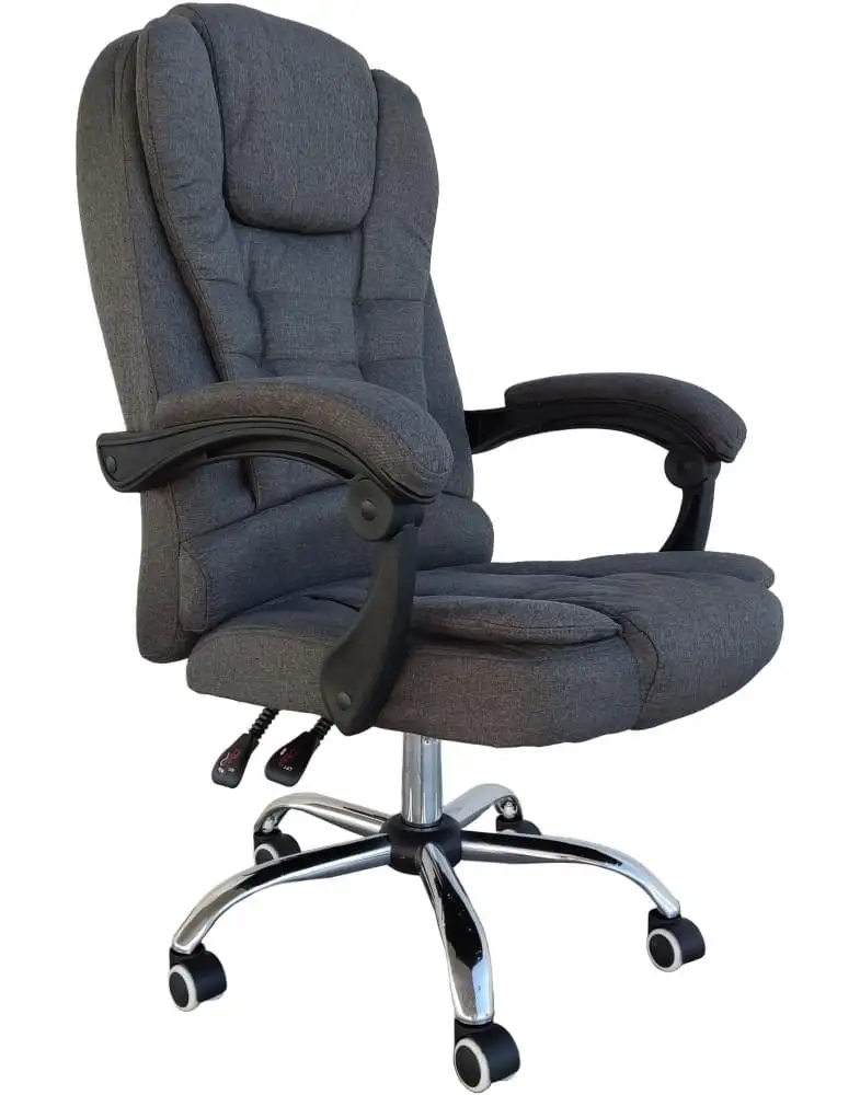 כיסא מנהלים בד גב גבוה דגם Boss Cotton מבית S.R