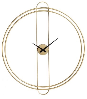 שעון קיר דגם רינג זהב מבית Tudo Design
