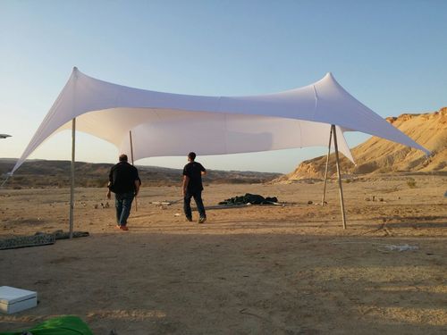 בד ציליית לייקרה לבנה 4.5X6 מטר דגם 12ly4560 מבית Playa