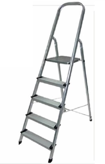 סולם אלומיניום 5 שלבים תיקני דגם GHTU-110A מבית S.Z