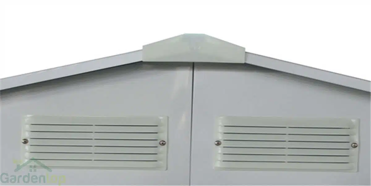 מחסן מתכת פרמיום דגם 3.40X3.82 Garden Top T1112 מחסן מתכת פרמיום דגם 3.40X3.82 Garden Top T1112