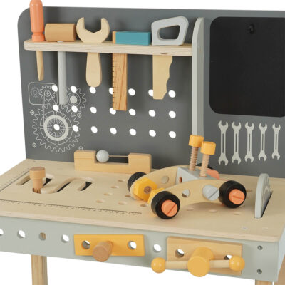 שולחן עבודה מעץ לילדים – ‏‏‏‏Wooden Workbench מבית Dainy's