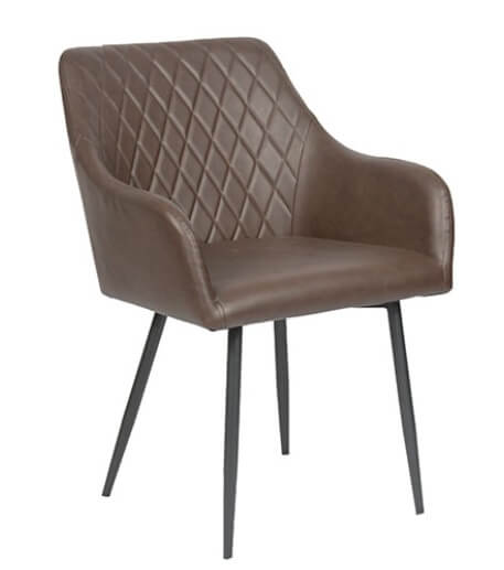 זוג כסאות מעוצבים לפינת אוכל דגם NAPOLI מבית Brand Direct