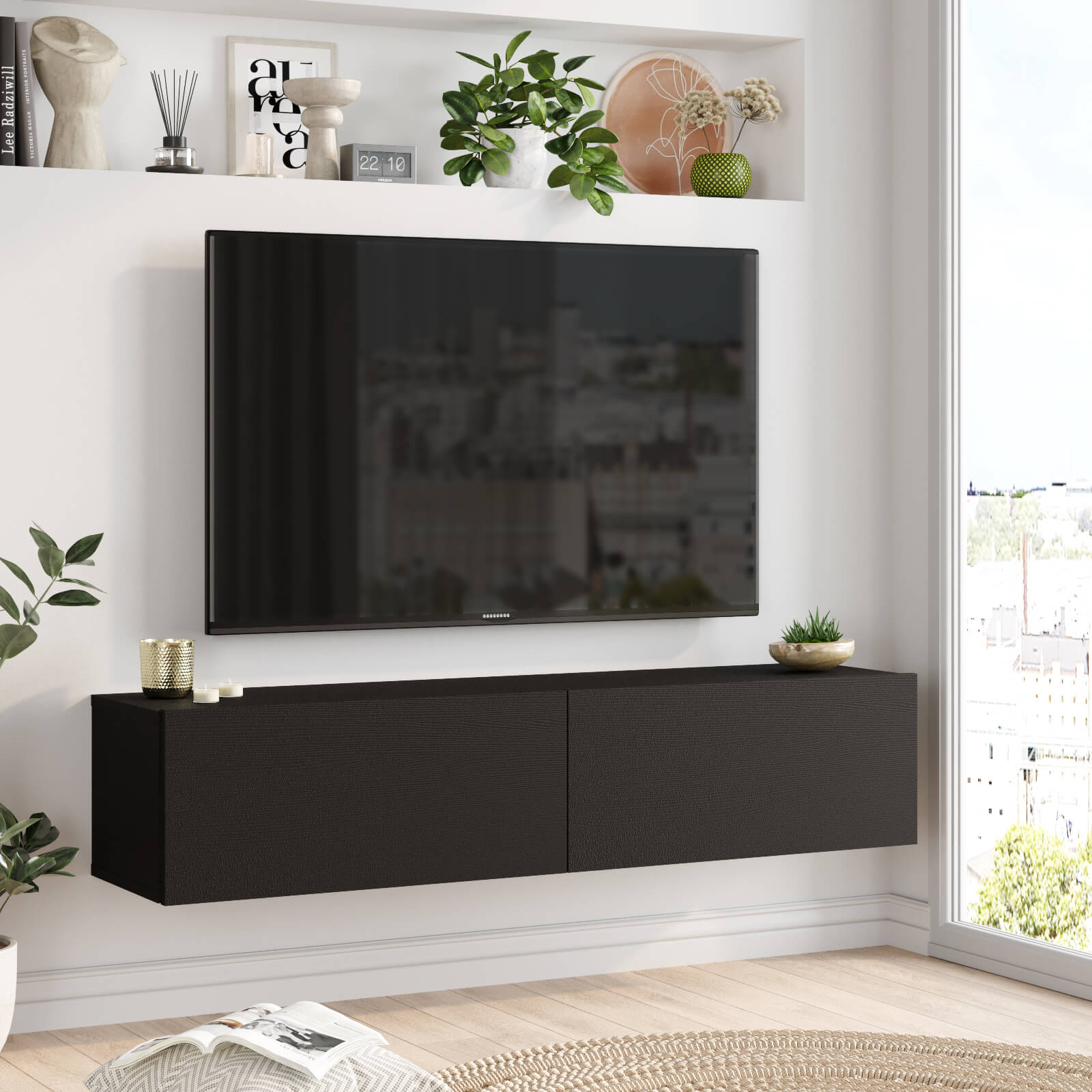 מזנון טלוויזיה צף דגם ARISTO FR10 מבית HOMAX