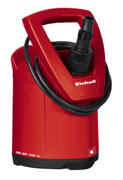משאבת מים נקיים טבולה גובה אפס 750W כולל מצוף פנימי תוצרת EINHELL