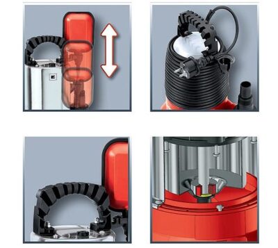 משאבת מים דלוחים מנירוסטה 520W דגם GH-DP 5225 N תוצרת EINHELL