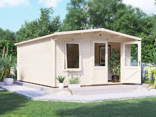 מחסן עץ פרימיום 5X4 עובי 45 ס"מ דגם Rhine מבית DunsterHouse