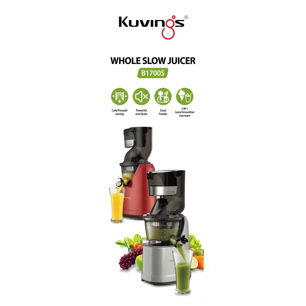 מסחטת פירות וירקות קשים דגם Kuvings B1700 מסחטת פירות וירקות קשים דגם Kuvings B1700