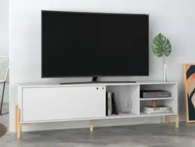 מזנון טלוויזיה עם מדפים ואחסון דגם MARTIN מבית BRADEX