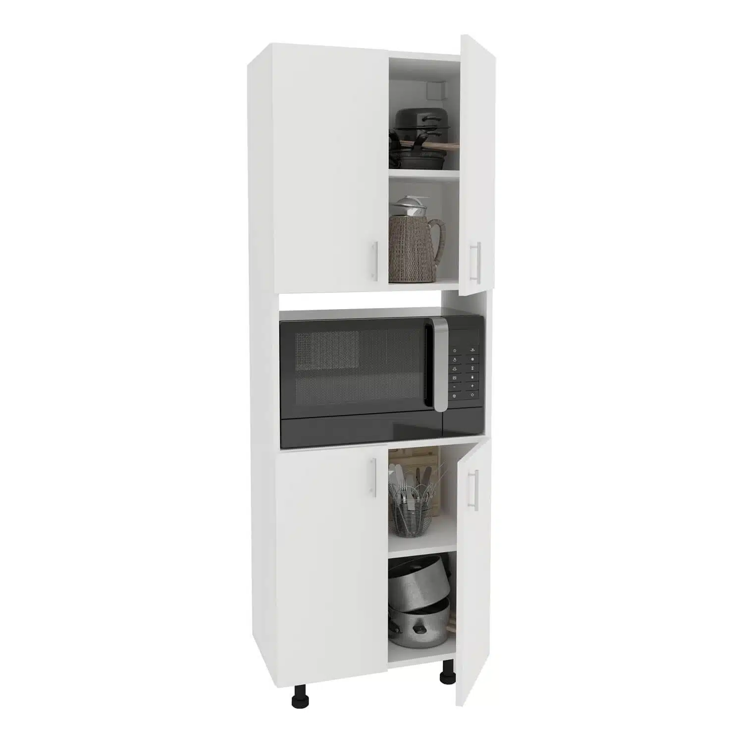 ארון שרות עם מקום למיקרוגל דגם אלירן מבית Tudo Design ארון שרות עם מקום למיקרוגל דגם אלירן מבית Tudo Design