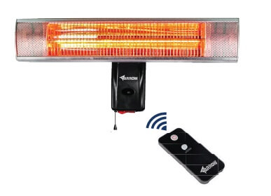 תנור חימום פנים/חוץ אינפרא עם שלט 2000W דגם 600701-004 מבית Arrow