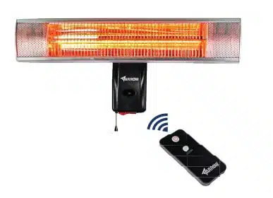 תנור חימום פנים/חוץ אינפרא עם שלט 2000W דגם 600701-004 מבית Arrow