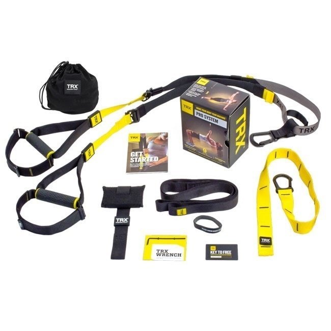 ערכת רצועות אימון בצבע צהוב מקבילות TRX PRO 4 דגם 19012