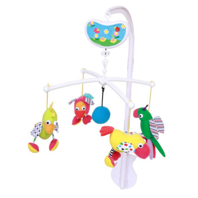 מובייל מוסיקלי - Happy Birds Musical Mobile מבית Biba Toys