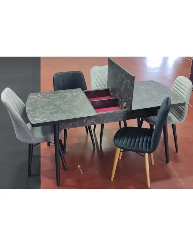 שולחן מלבני לפינת אוכל עם מגירה נסתרת Box מבית S.R