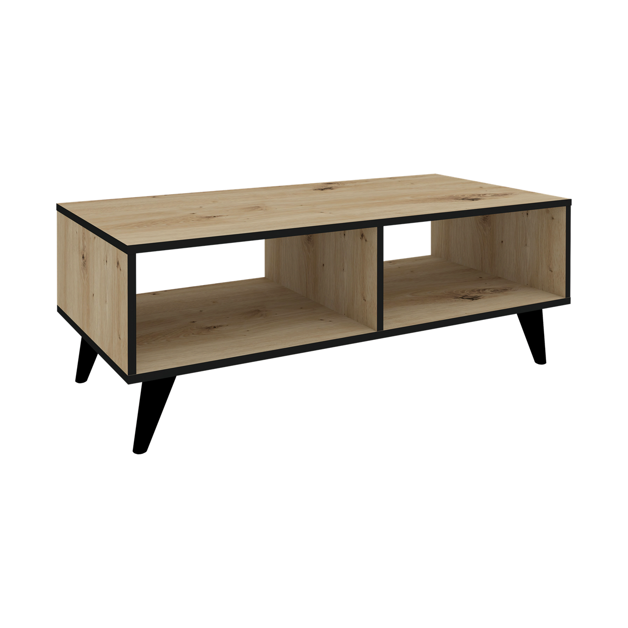 שולחן סלון מהמם גוון אלון דגם TAMARA מבית Tudo Design