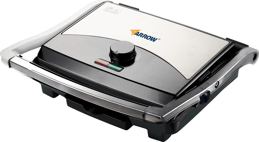 טוסטר לחיצה/גריל 4 פרוסות 2000W דגם 600501-003 מבית ARROW