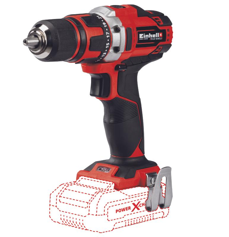 סט 3 כלים - מברגת/מקדחה, מברגת אימפקט ופטישון 18V דגם 3Q מבית EINHELL