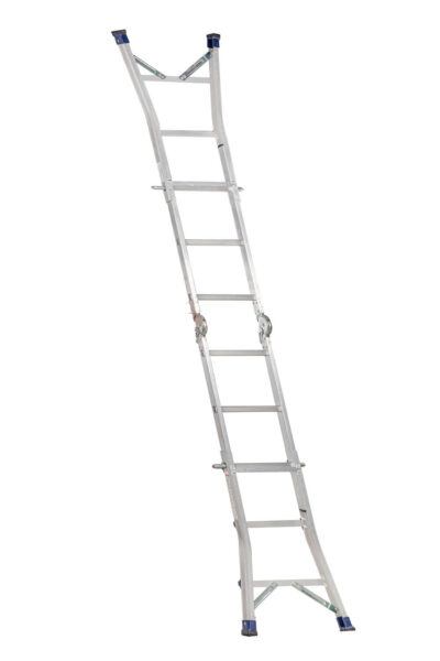 סולם אלומיניום טלסקופי 3x4 קל ונוח לקיפול ואחסון דגם GHGA3 מבית S.Z