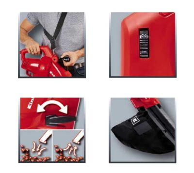 מפוח/שואב עלים חשמלי W2500 דגם GC -EL - 2500 E מבית EINHELL