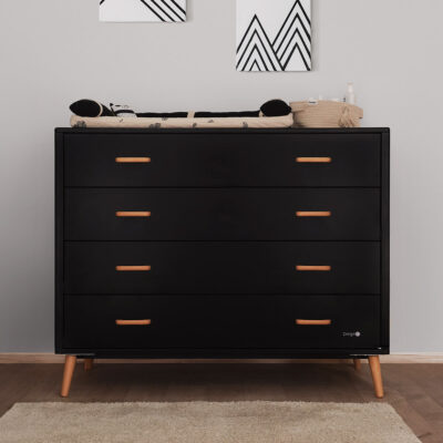 שידת אחסנה אליסון שחור/עץ - Alison™ Dresser Black/Wood מבית Dainy's