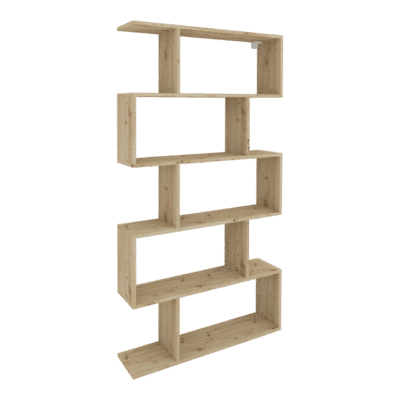 כוננית זיגזג דגם ורד אלון מבית Tudo Design