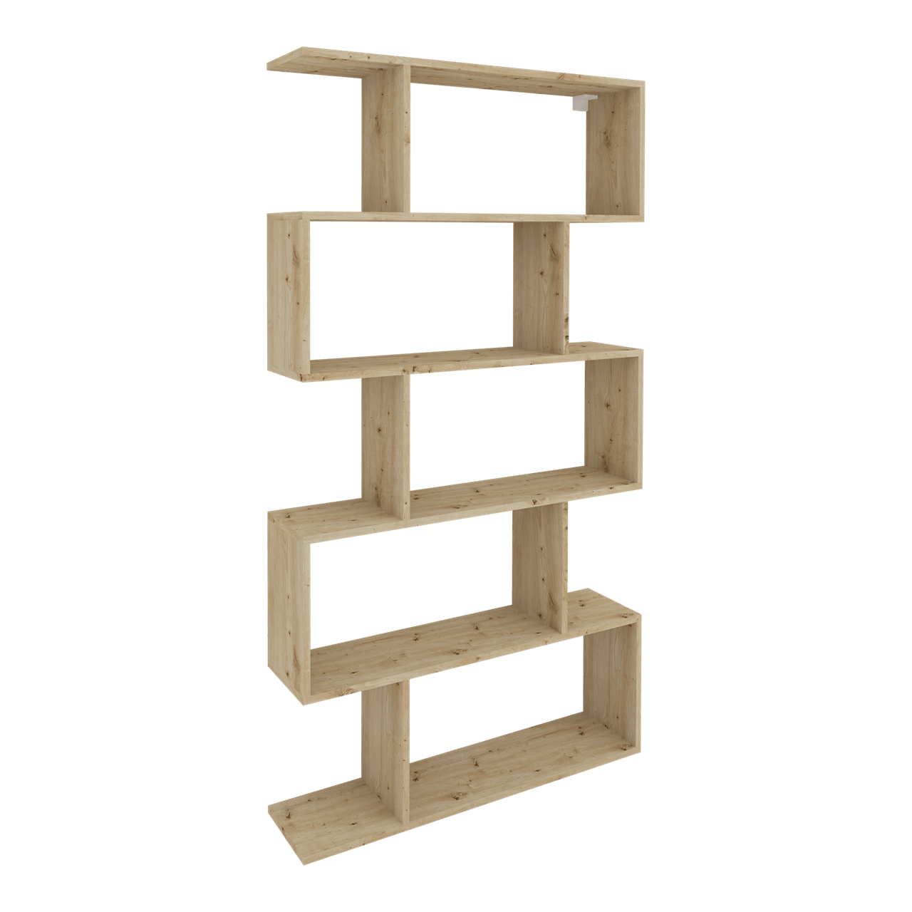כוננית זיגזג דגם ורד אלון מבית Tudo Design