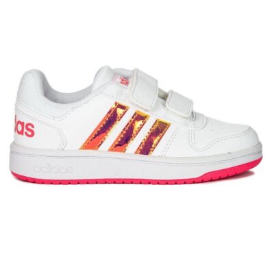 נעלי אופנה לילדות דגם HOOPS מבית ADIDAS