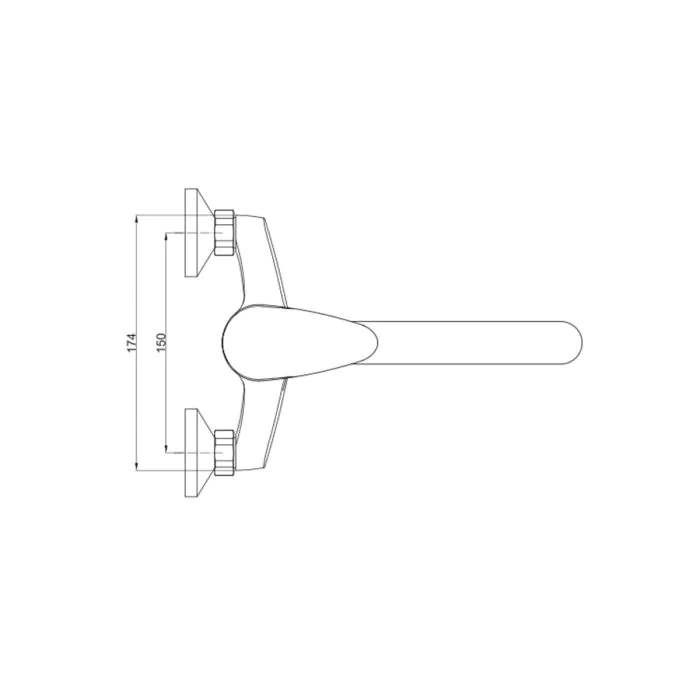 ברז "סקרמנטו" ארוך דגם TOM073 מבית River