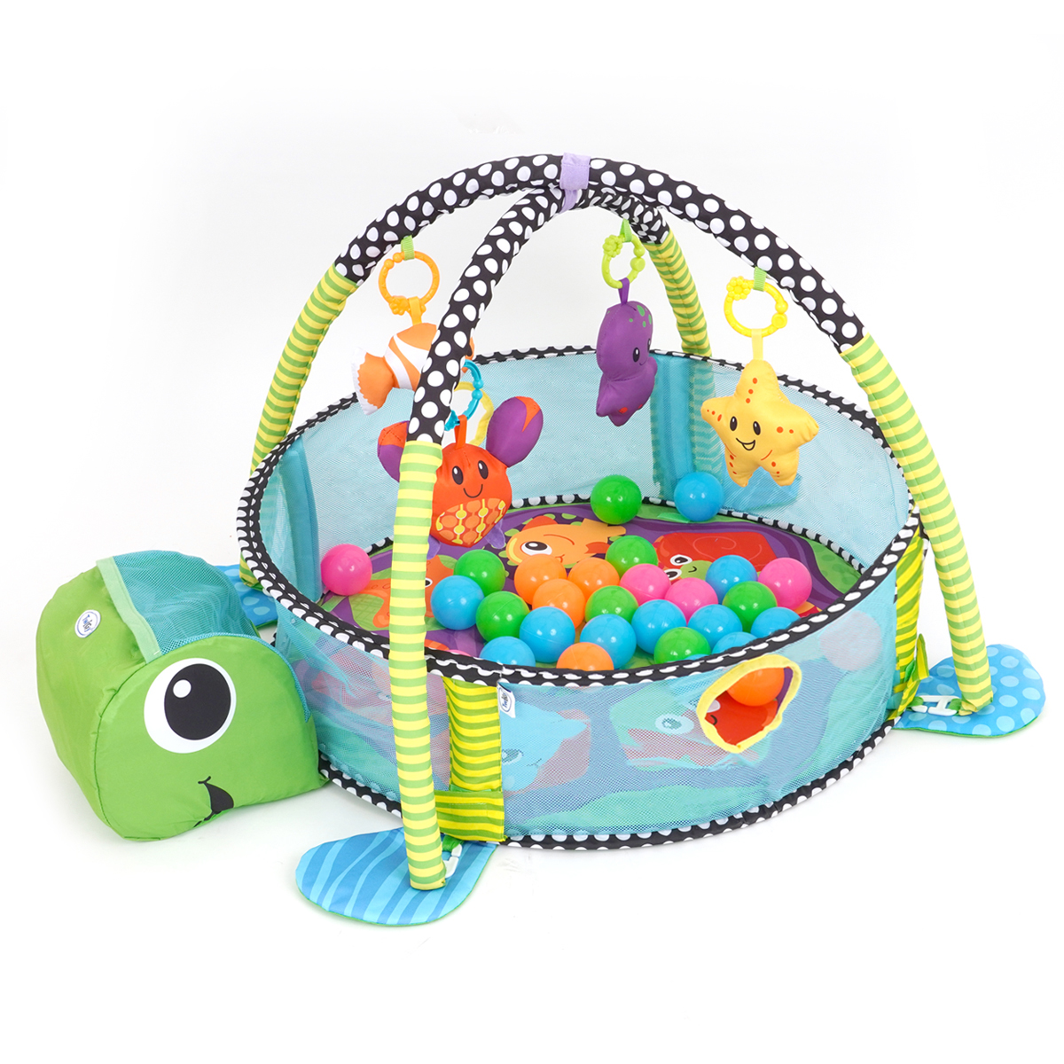 משטח פעילות עם בריכת כדורים - Animals & Smiles מבית Twigy משטח פעילות עם בריכת כדורים - Animals & Smiles מבית Twigy