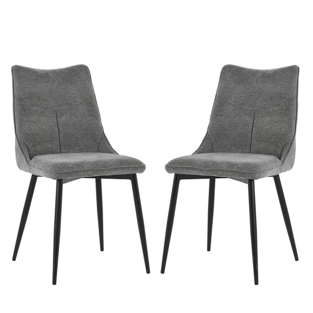 זוג כסאות מעוצבים לפינת אוכל דגם דקל מבית HOME DECOR