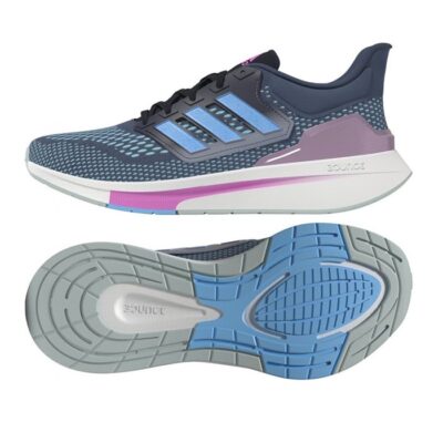 נעלי ריצה לנשים כחול/ורוד דגם EQ21 RUN מבית ADIDAS