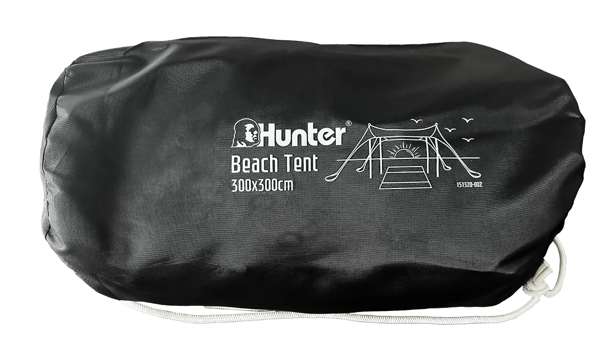 ציליית חוף ענקית 4 מוטות 3X3 מ' דגם 151320-002 מבית HUNTER