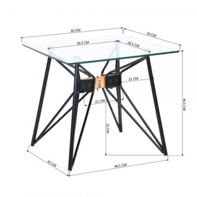 שולחן צד דגם אינוויקטוס מבית HOMAX
