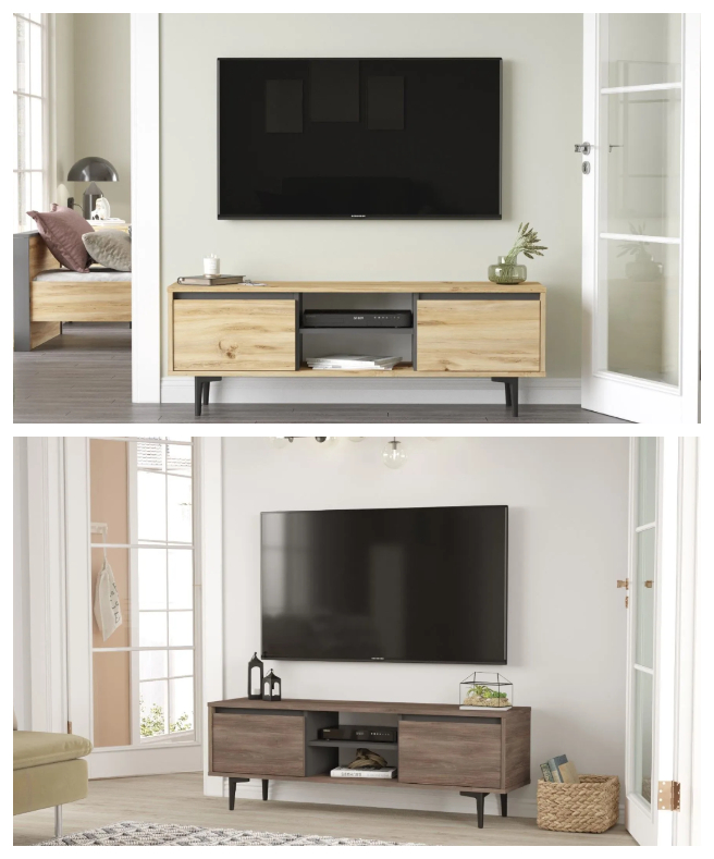 מזנון טלוויזיה מעוצב דגם Coral-AR1 מבית HOMAX