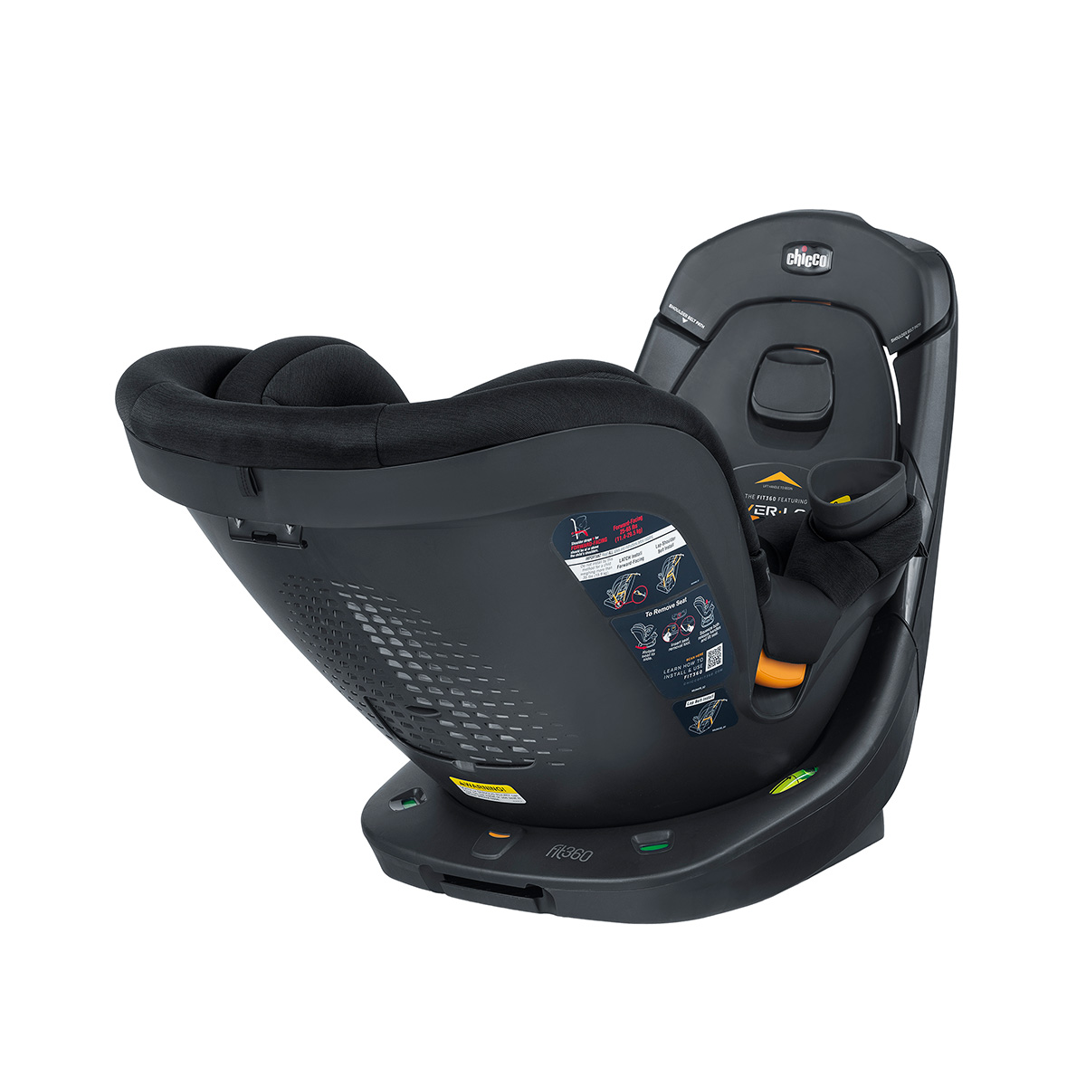 כיסא בטיחות מסתובב פיט360 קלירטקס - Fit360 ClearTex מבית Chicco