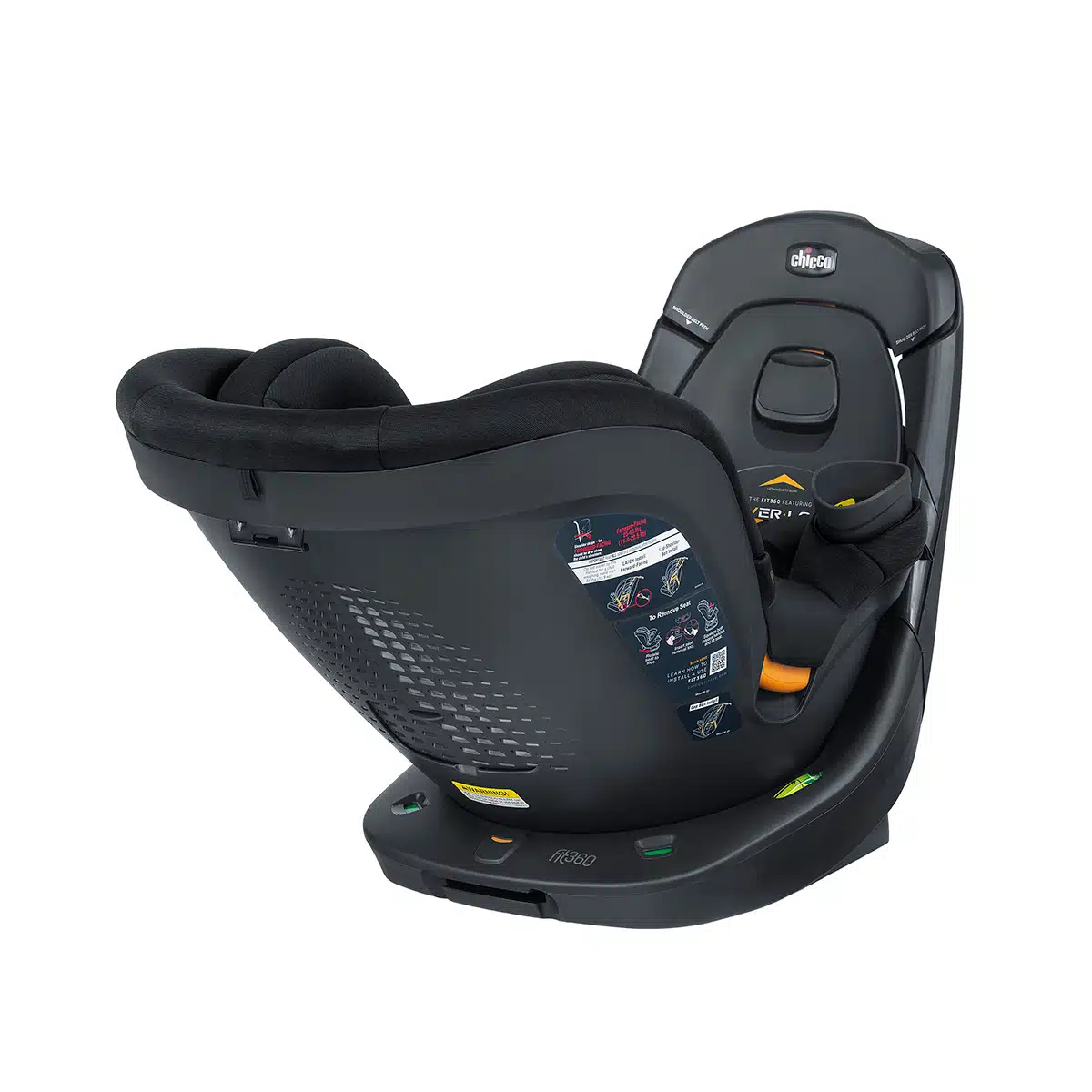 כיסא בטיחות מסתובב פיט360 קלירטקס - Fit360 ClearTex מבית Chicco