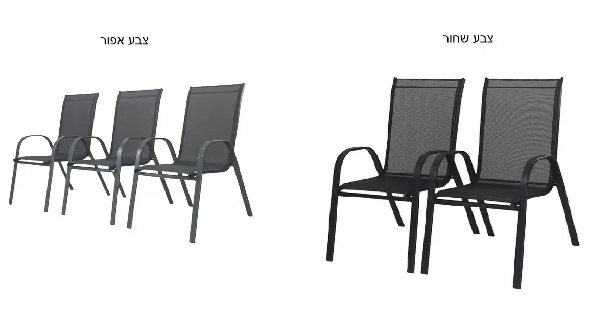סט פינת אוכל הכולל שולחן ו-4 כסאות דגם ברצלונה מבית PLAYA