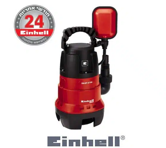 משאבת מים דלוחים בהספק 370W דגם GH-DP 3730 תוצרת EINHELL