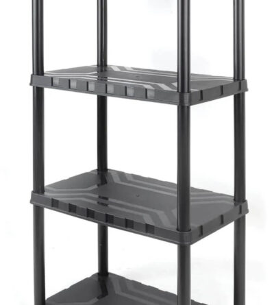 כוננית פלסטיק איכותית 4 מדפים דגם 320400 מבית TACTIX
