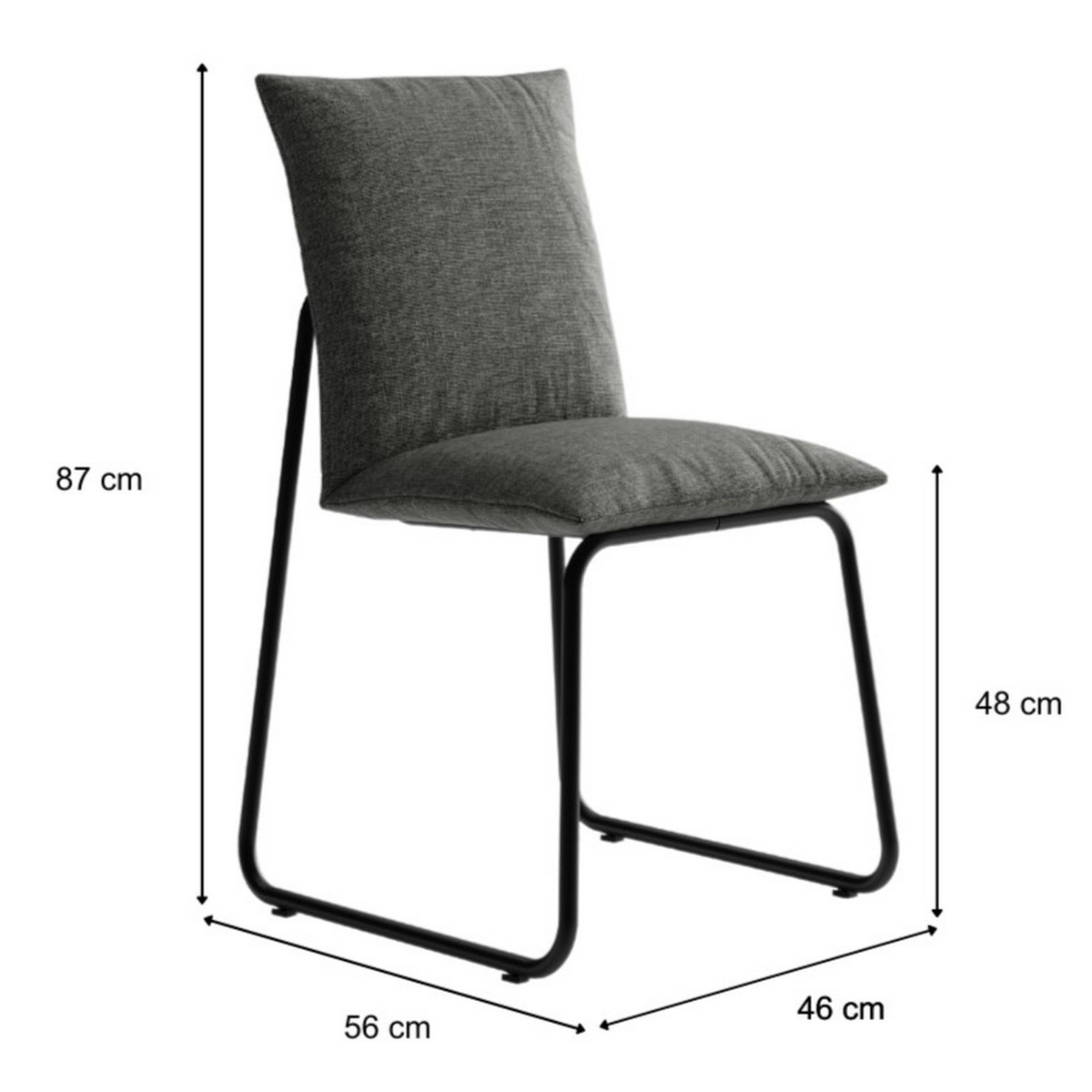 זוג כסאות לפינת אוכל דגם COMFY מבית Bradex