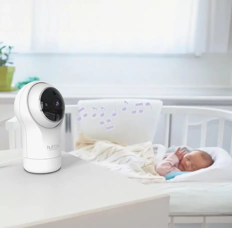 מצלמה אינטרקום ממומעת לתינוק כולל מסך "5 דגם NURSERY VIEW PRO מבית HUBBLE
