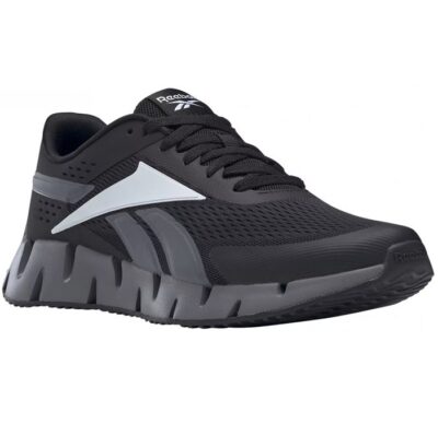 נעלי ריצה לבוגרים בצבע שחור/אפור דגם ZIG DYNAMICA מבית REEBOK