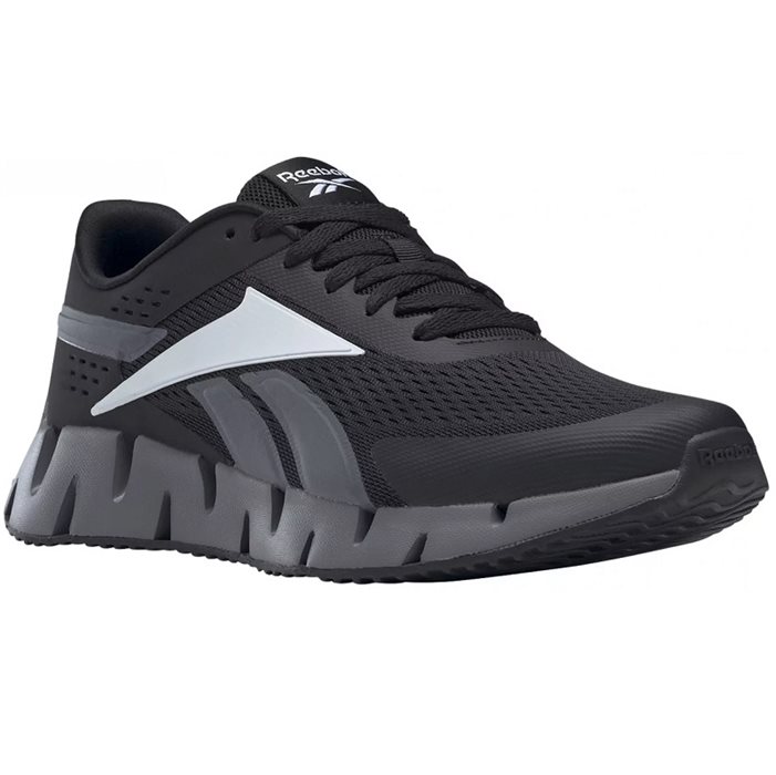 נעלי ריצה לבוגרים בצבע שחור/אפור דגם ZIG DYNAMICA מבית REEBOK