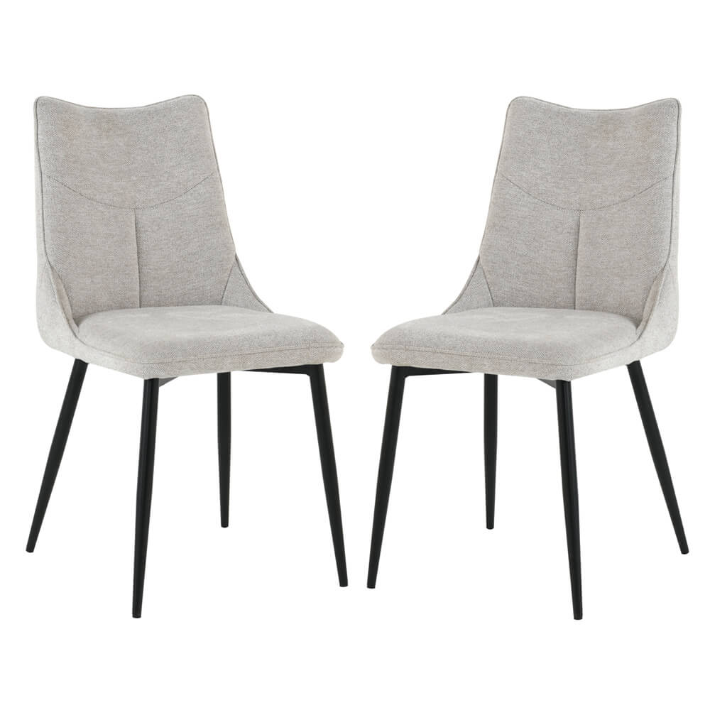זוג כסאות מעוצבים לפינת אוכל דגם דקל מבית HOME DECOR