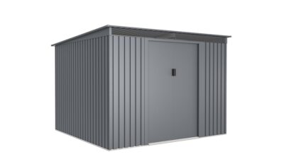 מחסן מתכת סקיילייט במידות 2.61X2.41 דגם SkyD מבית Garden Top