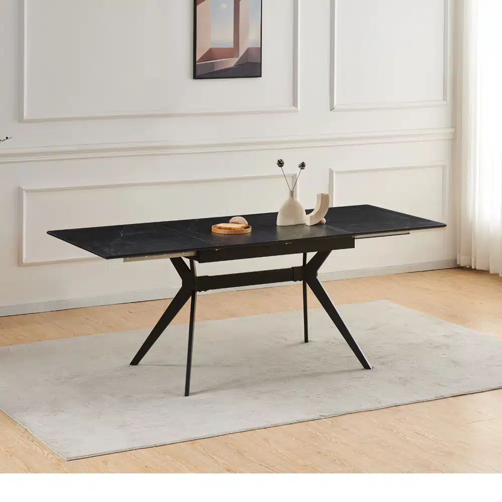 שולחן אוכל נפתח 1.2-2.0 מ' דגם סנטוריני מבית HOME DECOR שולחן אוכל נפתח 1.2-2.0 מ' דגם סנטוריני מבית HOME DECOR