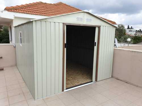 מחסן מתכת פרמיום לגינה במידות 2.77X3.19 דגם 111t910 מבית Garden Top מחסן מתכת פרמיום לגינה במידות 2.77X3.19 דגם 111t910 מבית Garden Top